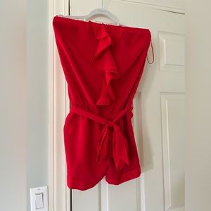 Express, Red Ruffle Romper